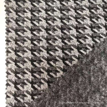 Tissu de vêtements en tricot en polyester pour les manteaux d&#39;hiver